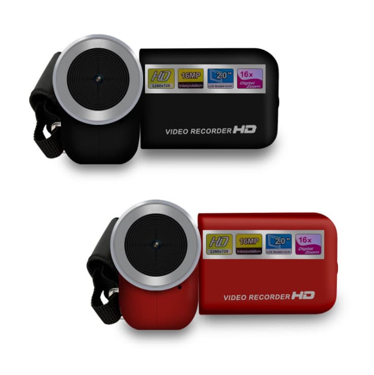 Unisex 120g Mini DV Digital Camcorder HD Camera Gift Set Affordable Photo/Video Recording Cross-Border English