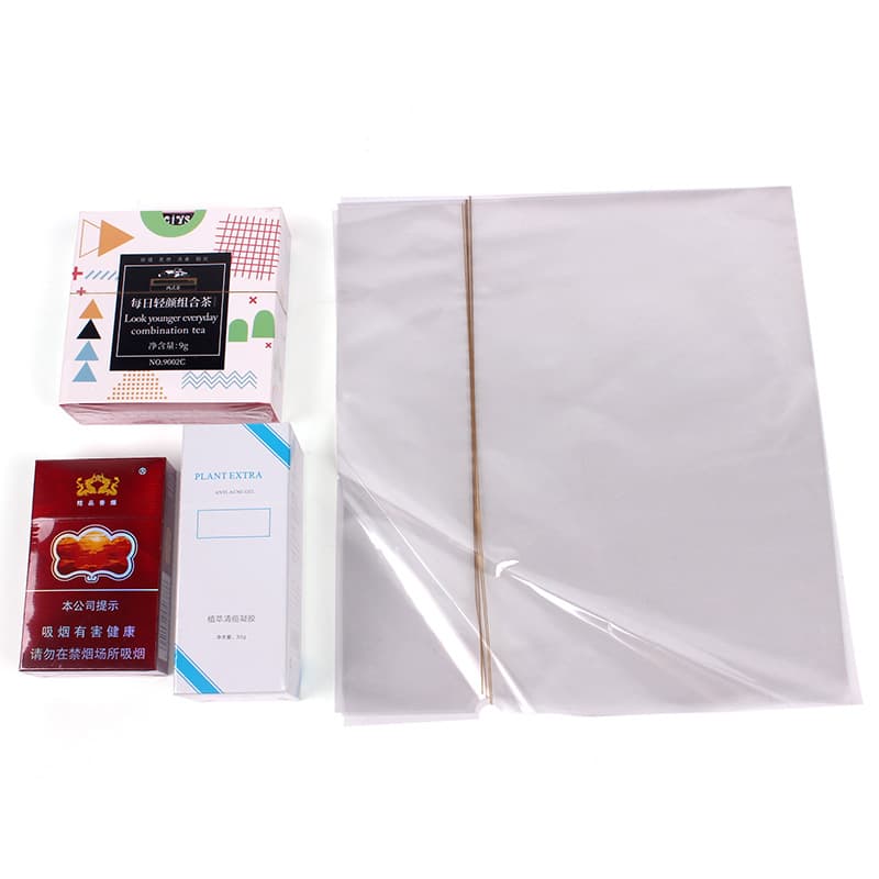 We manufacture and sell our own high-transparency, moisture-proof BOPP heat-sealing film sheets for cosmetic gift boxes and cigarette packaging.