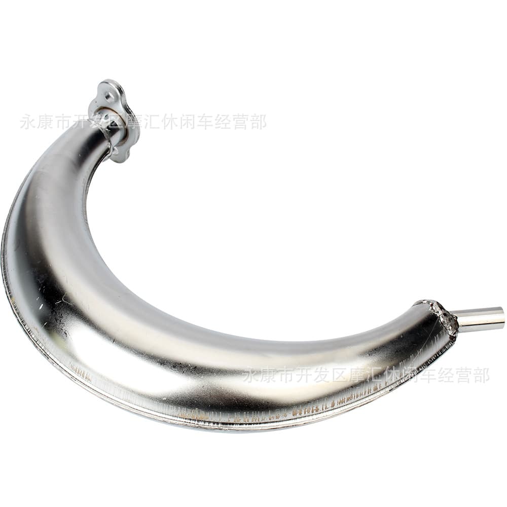 Mini Bike Parts 2-Stroke Engine 49CC-80CC Banana Exhaust Pipe Tube Muffler Smoke Pipe Iron Exhaust
