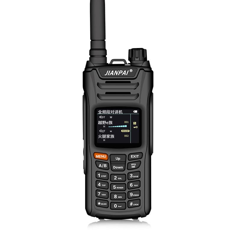 Jianpai HAM-F8 One-Key Frequency Matching Walkie-Talkie 5-Band Two-Way Radio for Self-Driving Tours, Civil Use, Outdoor FM Handheld Transceiver