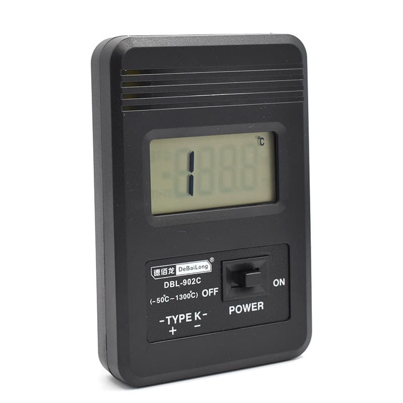 Portable TM-902C high-precision digital thermometer with high-temperature digital thermocouple for fast industrial measurement