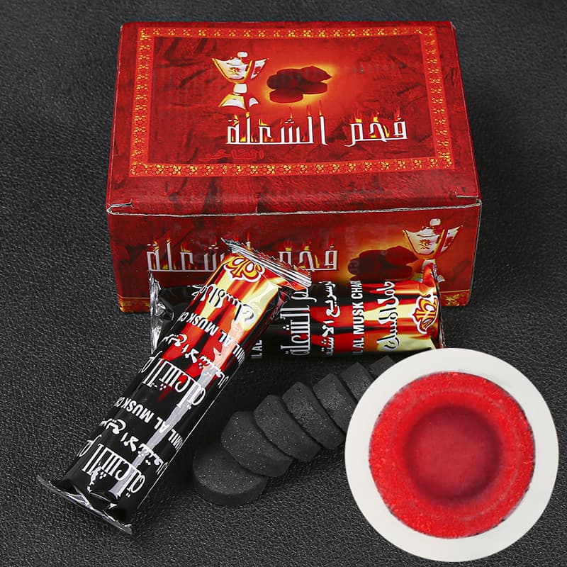 Fast-burning barbecue charcoal, fruitwood charcoal, hookah carbon, fire-starting charcoal, tea brewing charcoal, smokeless hand warmer, home flammable charcoal