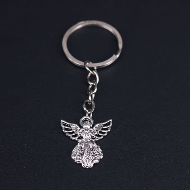 DIY Retro Zinc Alloy Jewelry Accessories Angel Keychain Set - Factory Wholesale Alloy Angel Keychain