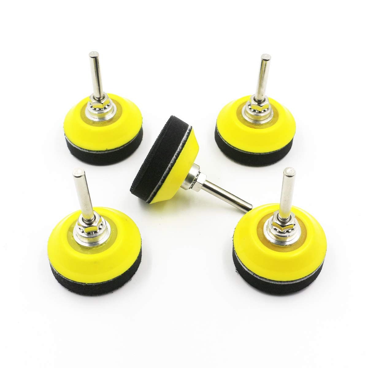 Amazon's same yellow 2-inch 50mm pneumatic disc sponge set Sanding Pad Soft Foam
