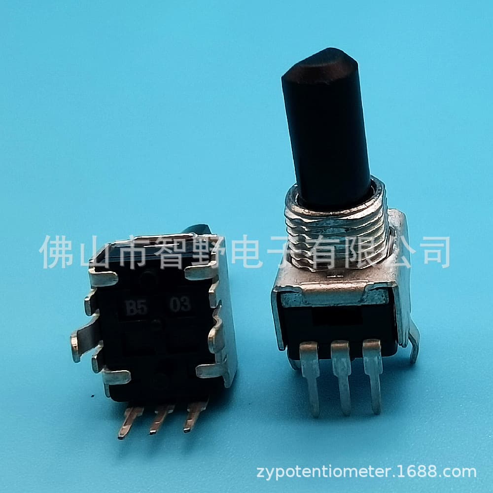 Supply high-quality 093 potentiometer series with threaded B503K adjustable resistor vertical b10K potentiometer