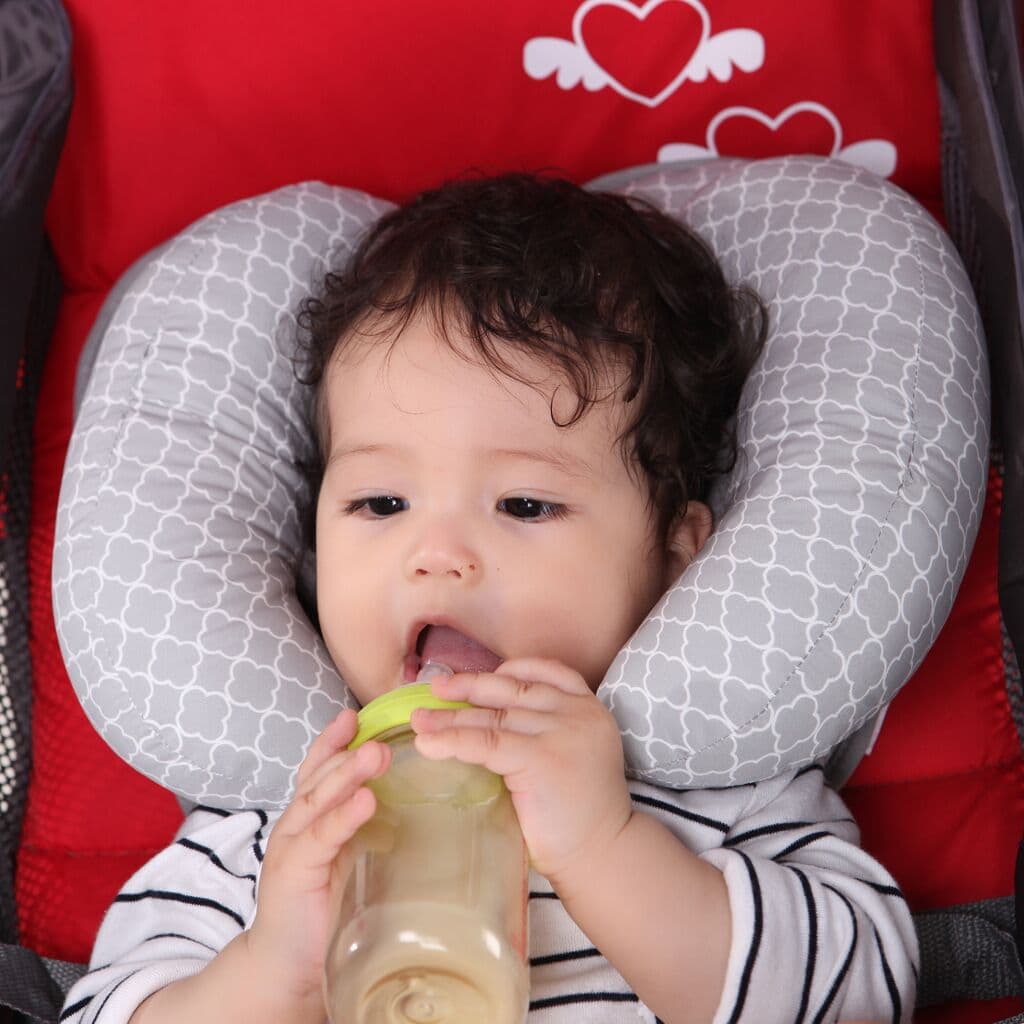 Infant Newborn Neck Support Pillow for Strollers, Head Positioning and Protection Pillow