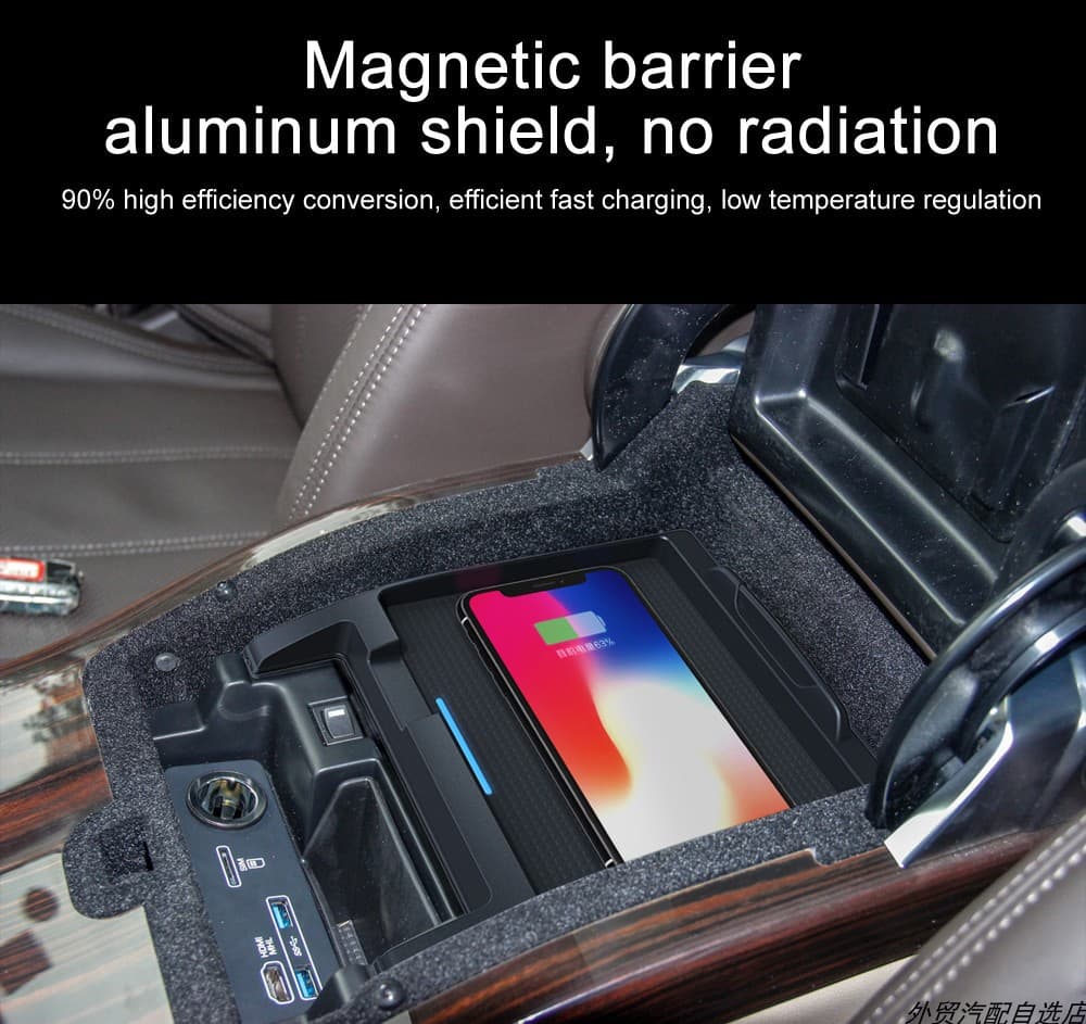 Wireless Charger for Land Rover Range Rover Vogue 2014-2017 Smart Infrared Car Wireless Charger