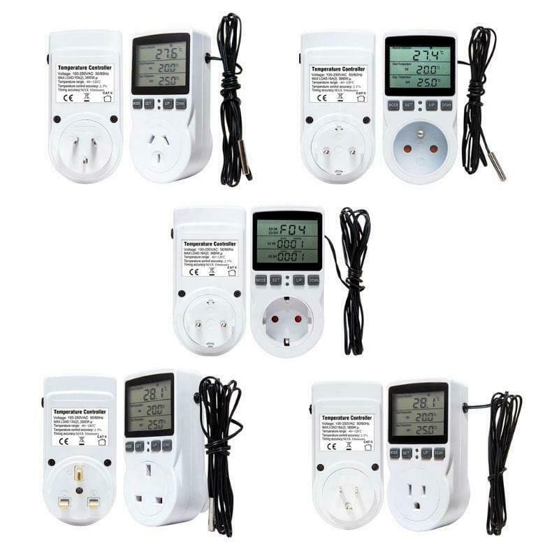 Temperature control socket, temperature switch, countdown switch socket, large screen temperature controller conforming to European, American, British, and Australian regulations.
