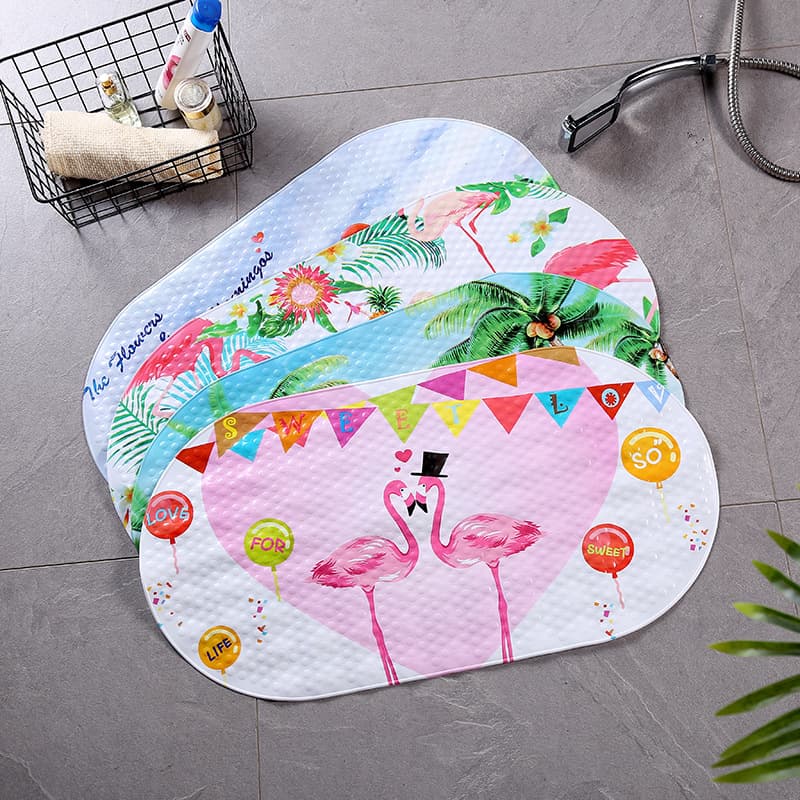 Factory direct sale children's floor mat, hotel bathroom firebird mat, cartoon printed suction cup mat, custom with your image