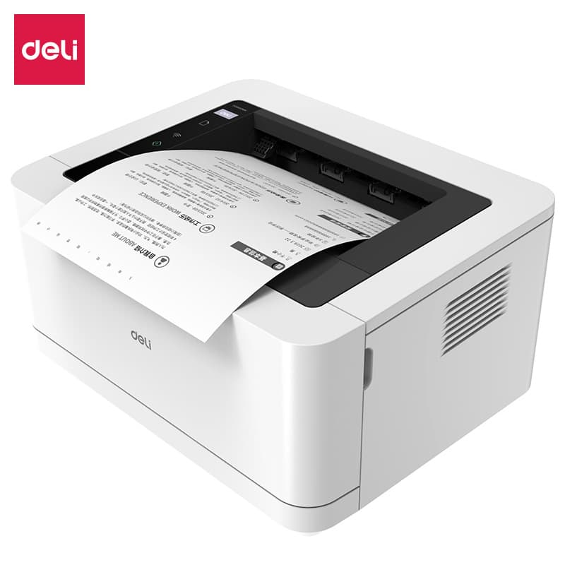 Deli P2000NW Black and White Laser Printer Supports Cloud Printing, Wired and Wireless, for Office, Home, and Student Use