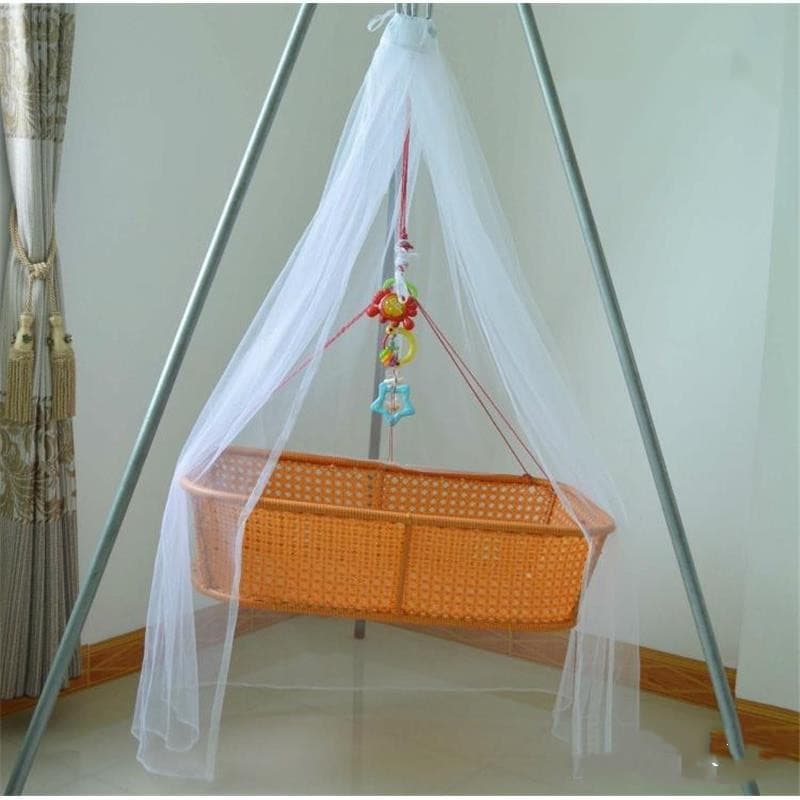 Universal baby crib, newborn baby cradle, hanging basket, mosquito net, no installation required, extra-dense mosquito cover, factory direct sales.
