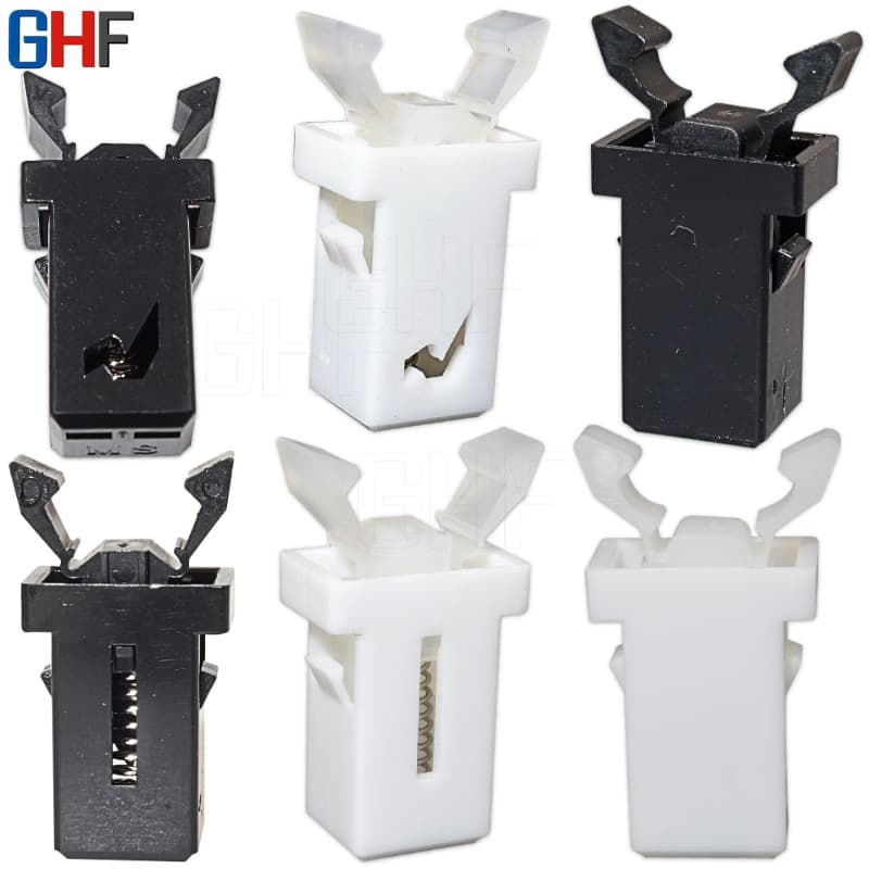 Factory direct MS door lock switches, mini plastic buckles, trash can and tissue box hidden compartment press-type buckles