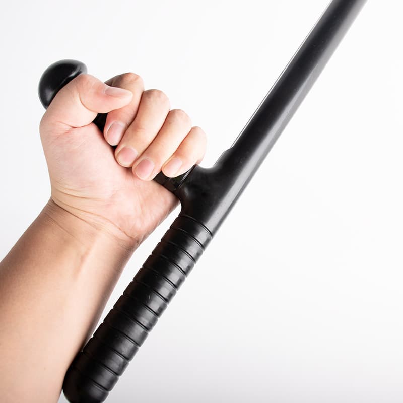 T-Baton T-shaped Tonfa Stick, Anti-riot Rod, Outdoor Explosion-proof Baton, Self-defense Item, Rubber Baton, Security Product, Martial Arts Gear