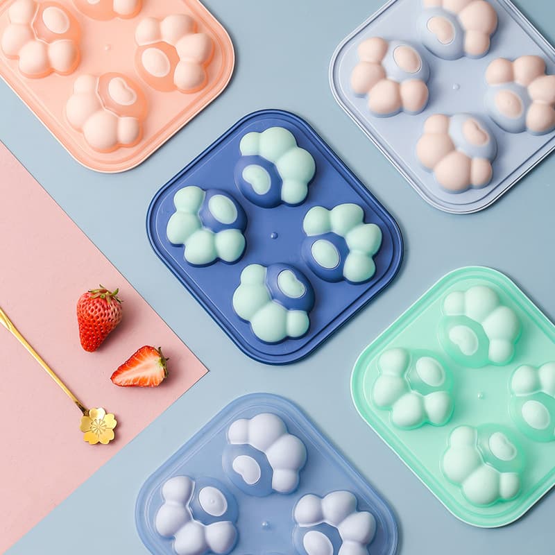 Frozen ice cube mold homemade household whiskey food grade silicone ice tray refrigerator ice box ice ball with lid ice box