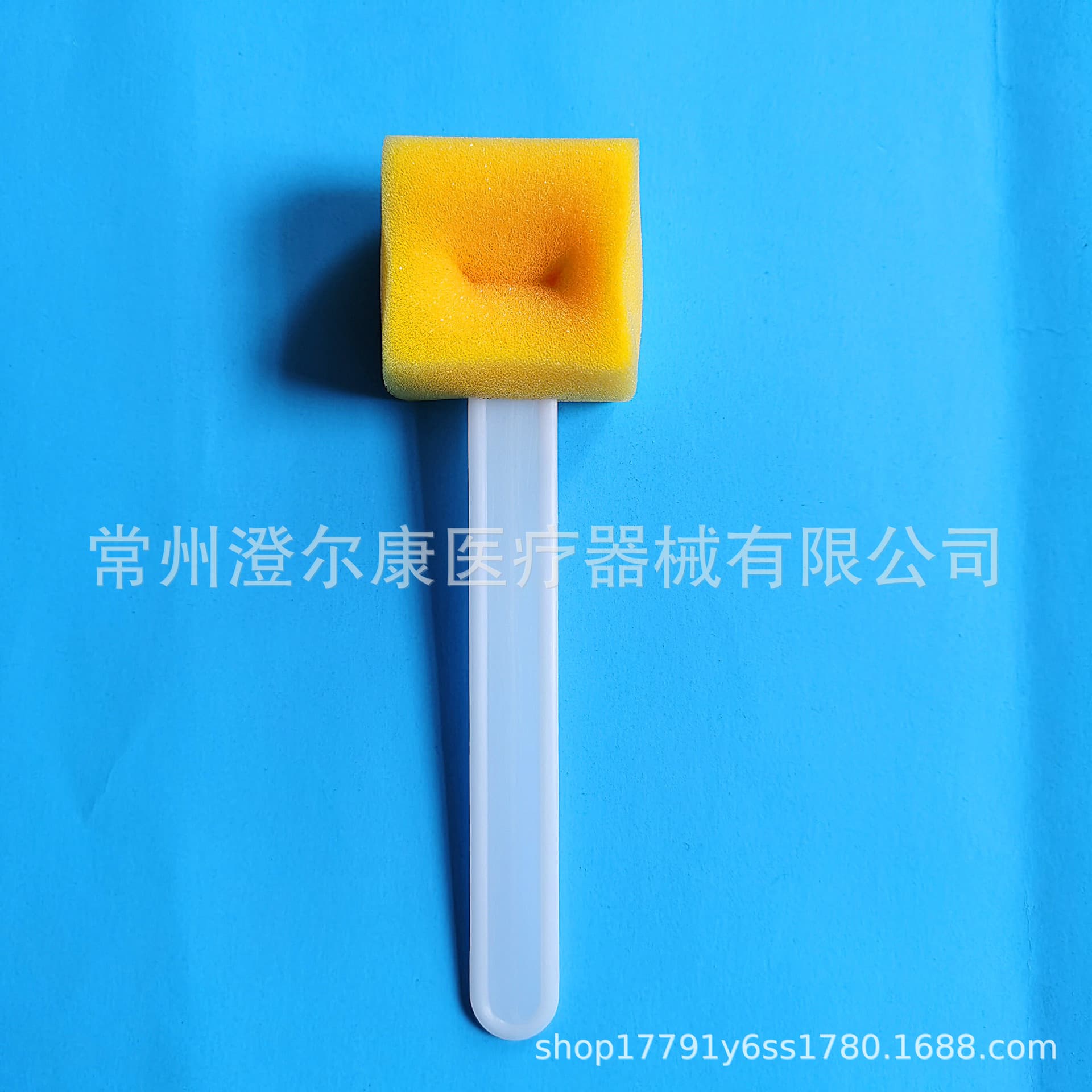 Direct Sales from Manufacturer, Disposable Medical Straight Handle Disinfection Brushes, Sponge Brushes, Prepping Brushes, Medical Device Cleaning Brushes