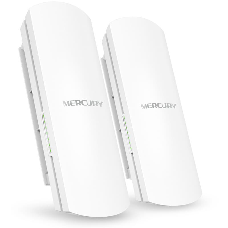 Mercury MWB201/MWB505/MWB515 Set Outdoor High-Power Wireless CPE Bridge for Long-Distance Transmission