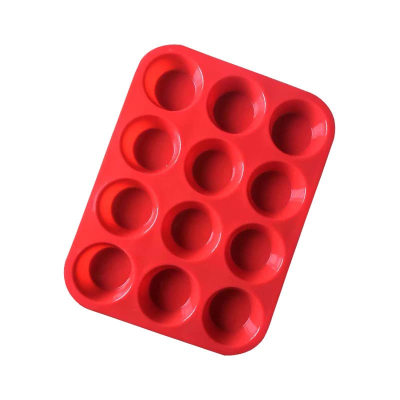 12-cavity silicone cup, round cake mold, soap mold