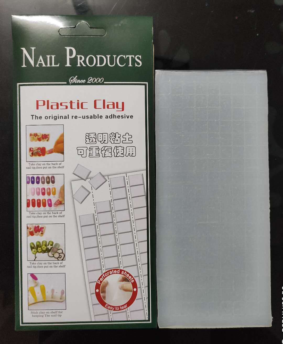 Nail Art Clay Transparent Nail Clay Invisible Nail Tip Clay Transparent Putty