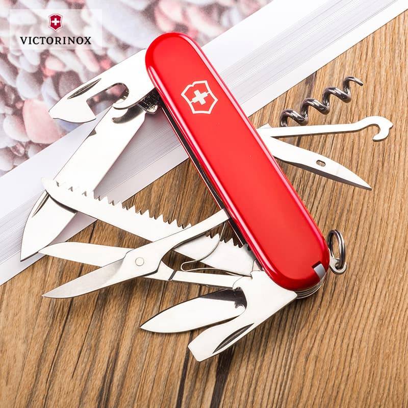 Victorinox Swiss Sergeant Knife 1.3713 Urban Hunter 91mm Genuine Multifunctional Portable Folding Knife Original Official