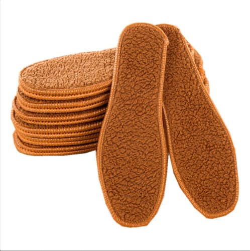 Factory direct sales of alpaca wool insoles, winter warm, thickened, imitation cashmere, sweat-absorbent, breathable, and popular at street stalls.