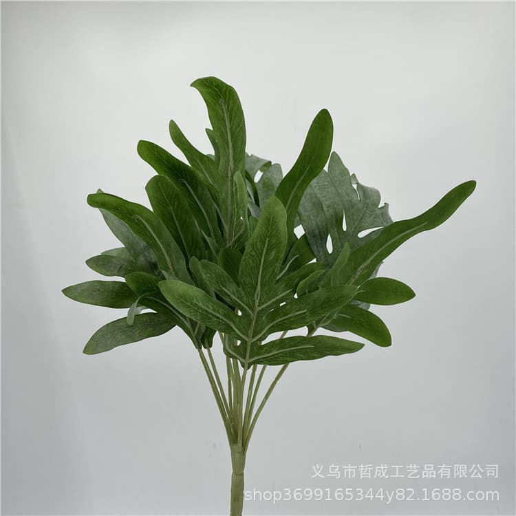 Artificial plant Monstera Leaf bundle home Nordic soft decoration living room flower arrangement decoration