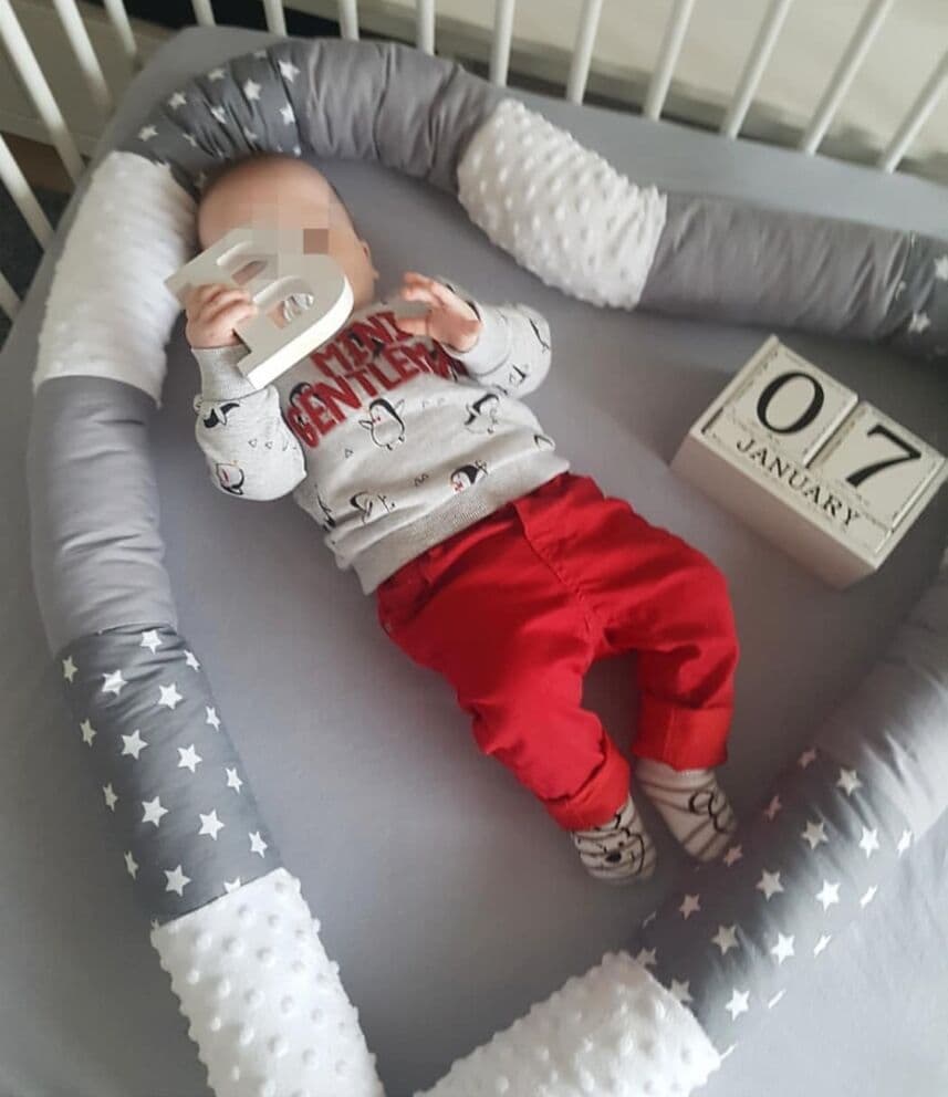 A37 Baby crib bumper, guardrail, baby crib anti-collision guardrail