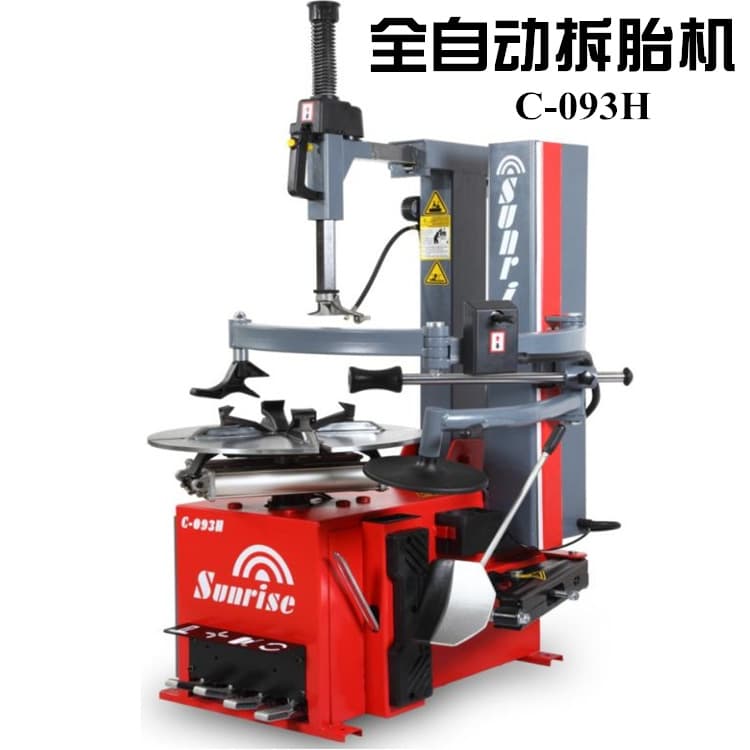 SUNRISE Fully Automatic Tire Changer for Car Tires, Compact Tire Demounting Machine Model C-093H