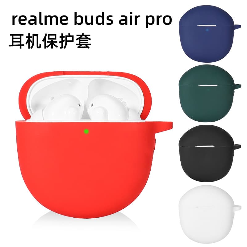 Silicone Protective Case for realme Buds Air Pro True Wireless Bluetooth Earbuds, Personalized Drop-Resistant Shell