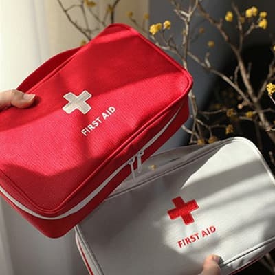 Cross-border In-Stock Large Portable Car Medical Kit Lightweight Home First Aid Kit New Medical First Aid Kit
