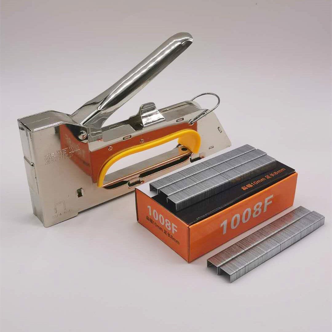 Manual 1008F Door Type Staple Gun Nail Gun Universal Nailer U-Shaped Staple Gun Advertising Frame Tool