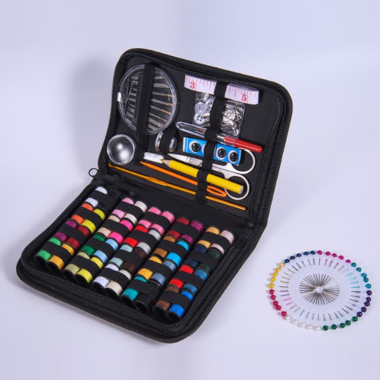 Creative hand sewing tools travel sewing box 128-piece set household portable sewing box sewing kit