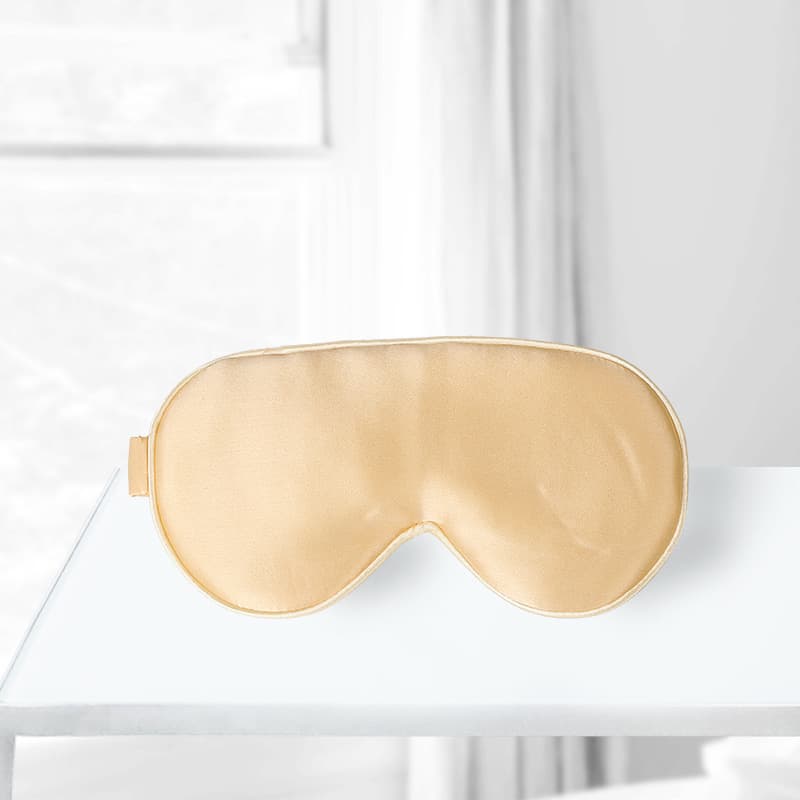 Silk Eye Mask Comfortable Breathable Soft Skin-friendly Double-sided 100% Mulberry Silk Light-blocking Eye Protection Sleep Refined