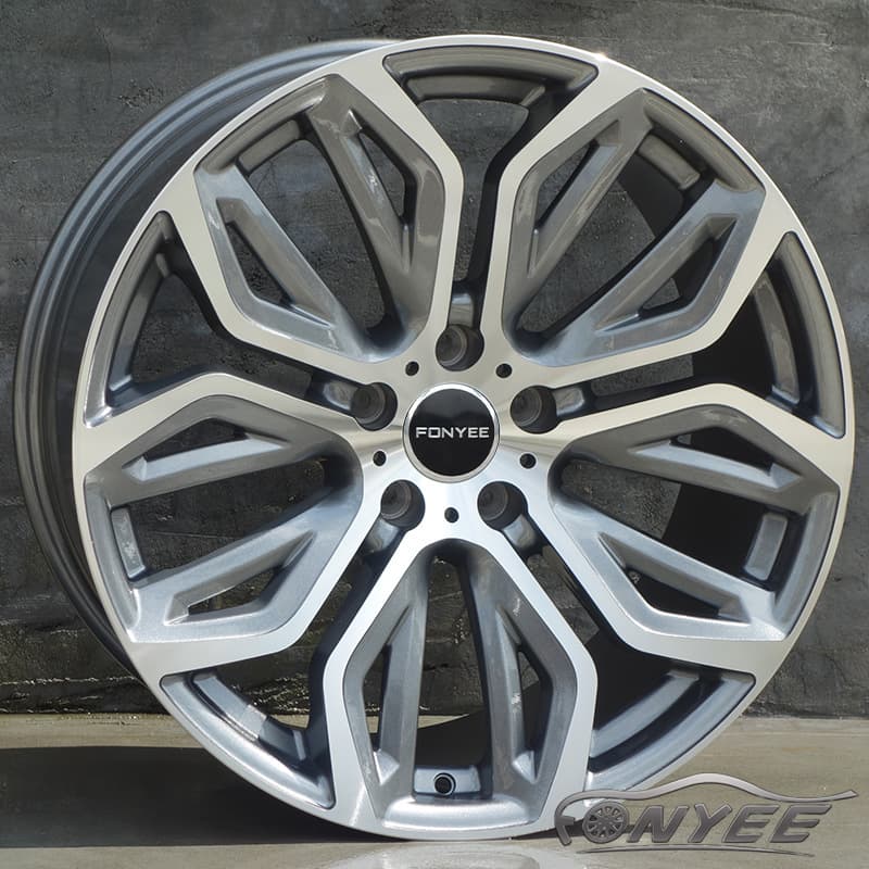 20-inch car wheel modified aluminum alloy rim steel rim suitable for BMW X5 BMW X6 front and rear wind wings