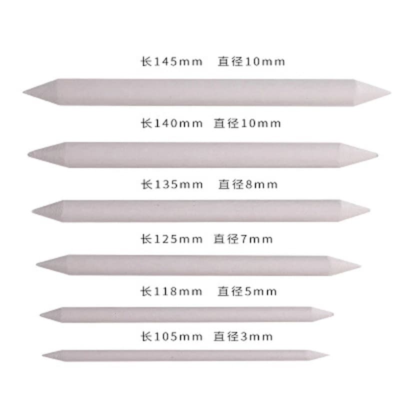 3-Pack Sketch Paper Blending Stumps, 6-Pack White Paper Blending Stumps, 8-Pack Blending Stumps for Pencil Sketching Drawing Tools