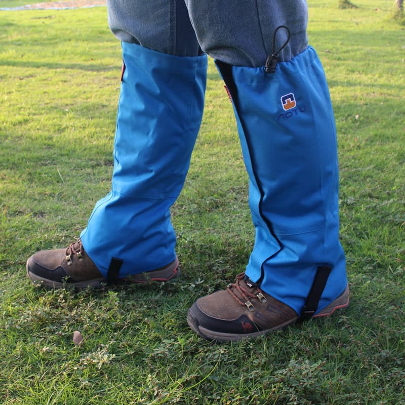 Outdoor Waterproof Canvas Foot Covers, Hiking Mosquito-Proof Leg Guards, Oxford Camping Snow Gaiters, Custom AT8909 for Export
