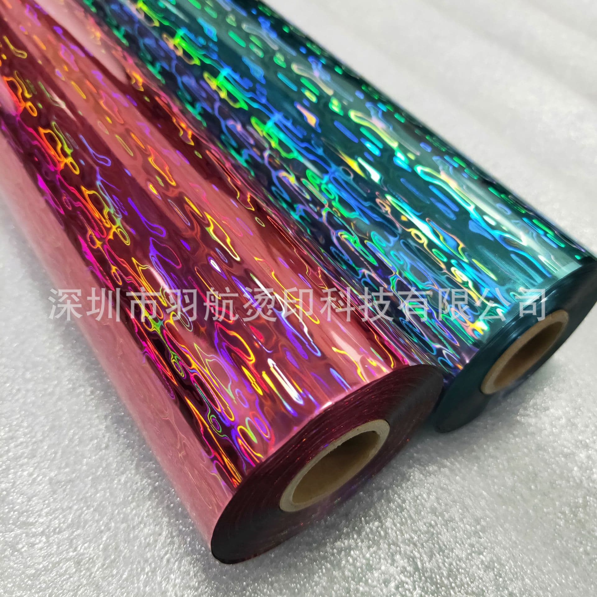 Fishing gear water ripple laser hot stamping foil, lure laser red water ripple hot stamping film, blue water ripple hot stamping foil