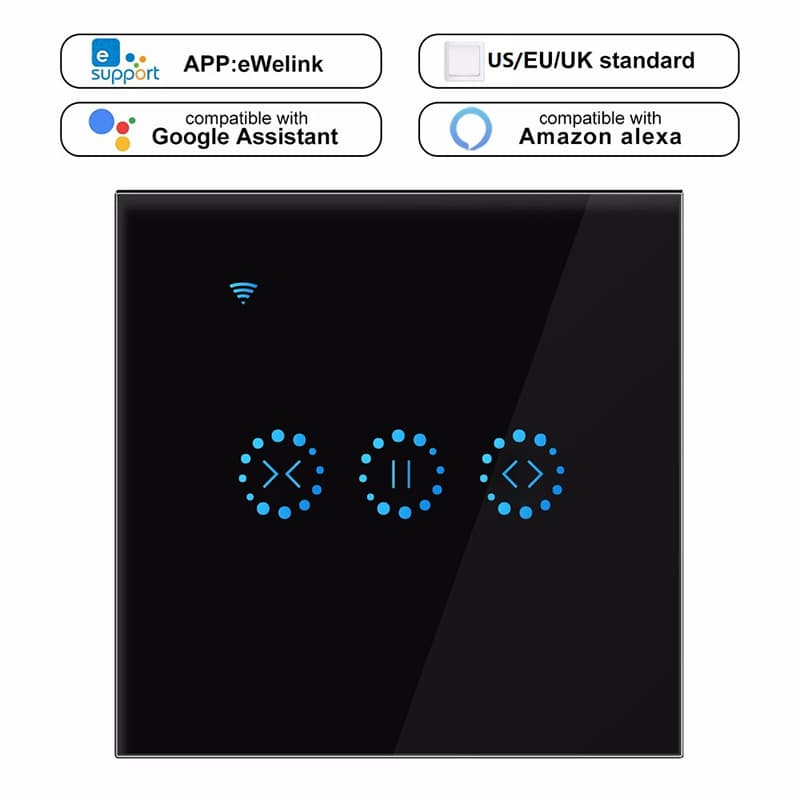 Tuya APP Smart WiFi Curtain Touch Remote Switch Garage Door Electric Door WiFi Remote Smart Switch