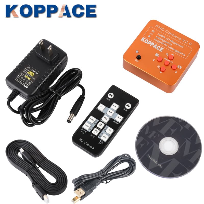 Electron microscope camera - Factory direct sales, 21MP high-definition industrial camera, HDMI industrial microscope camera.