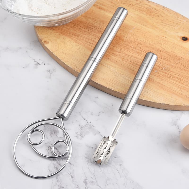 Factory Wholesale Creative Stainless Steel Bread Beauty Knife Powder Ring 2 Sets Baking Tools Set Kitchen Supplies