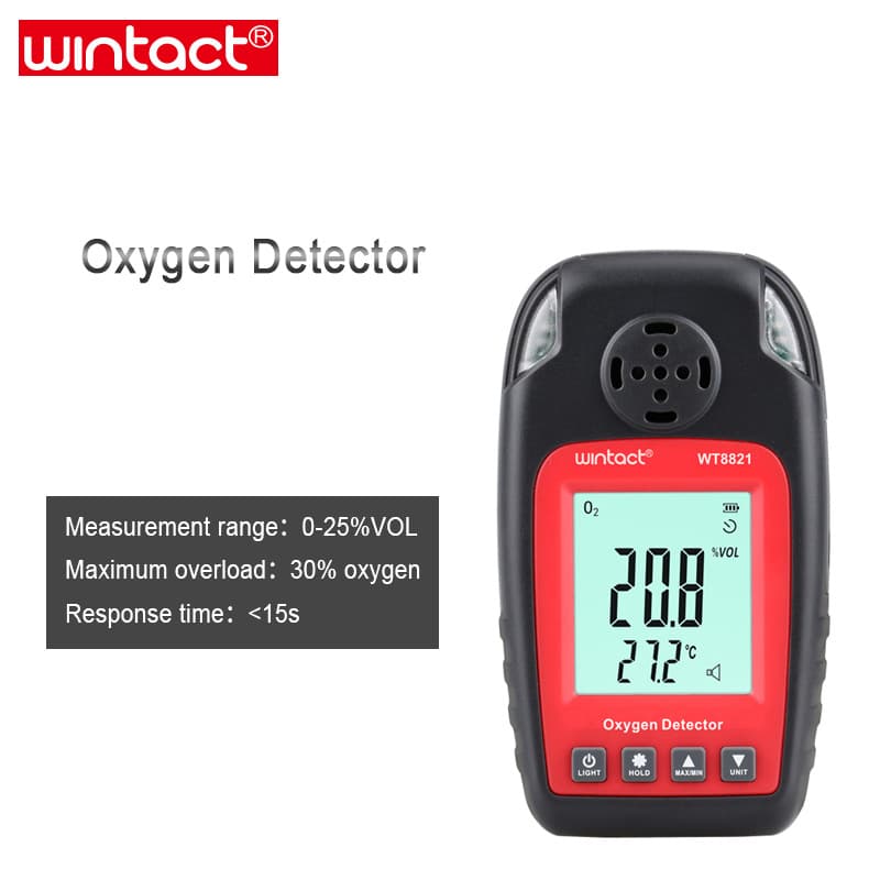 Biaozhi GM8101 Huitianyi WT8821 Oxygen Concentration Detector Oxygen Detection Analyzer O2 Alarm Device