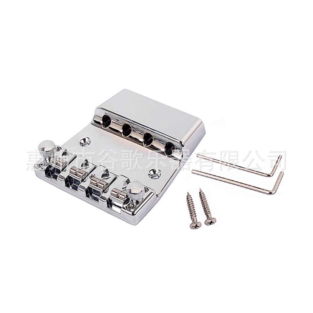 Musical Instrument Accessories Guitar Parts Electric Guitar Parts Shoe-Shaped 4-String Bass Bridge