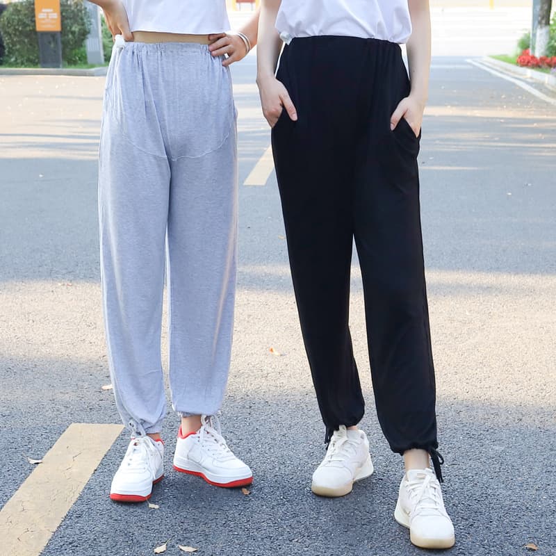 Modal Maternity Pants Plus Size Harem Pants Maternity Outing Carrot Pants Maternity Belly Support Pants Home Mosquito Repellent Pants