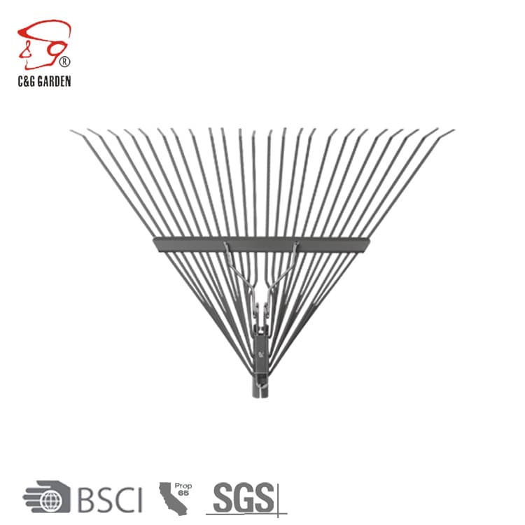 24-tooth rakes, grass rakes, garden rakes, garden tools, household scrapers, flat-tooth rakes