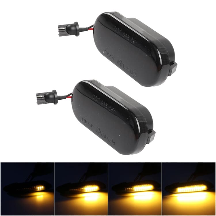 Compatible with Volkswagen Golf/Passat/Sharan/Polo LED Sequential Fender Side Turn Signal Light
