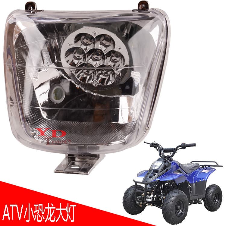 ATV Beach Buggy Off-Road Dinosaur Modified LYD Headlight 50-150cc Front Headlight 12V Running Light
