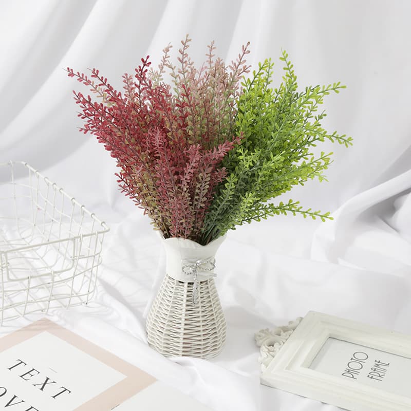 Simulated plastic grass multi-color Milan grass green plant wall restaurant flower arrangement decoration landscaping