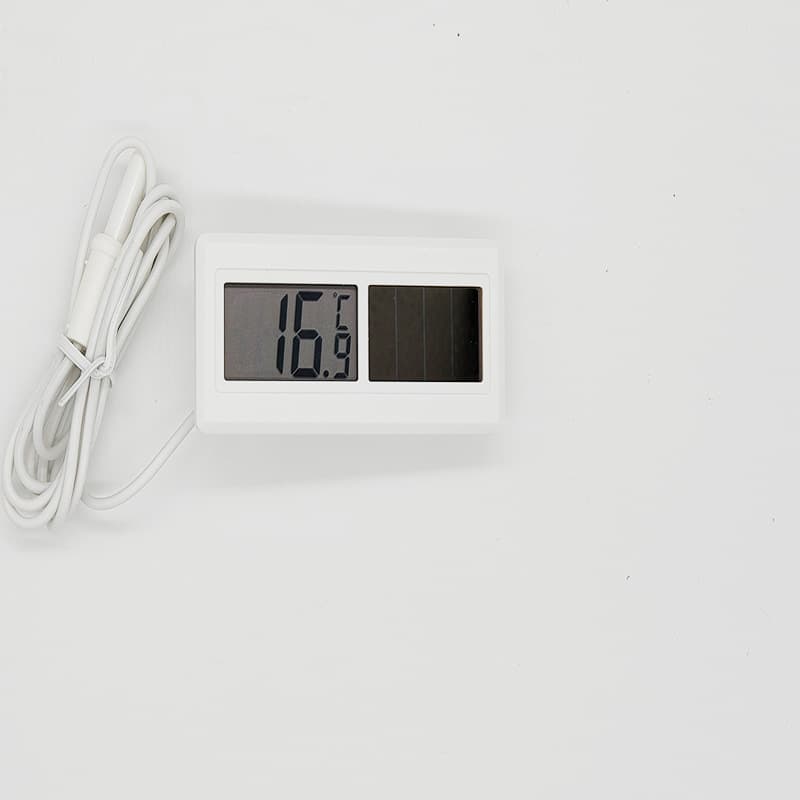 Digital Thermometer DST-50 Waterproof Solar Thermometer Temperature Gauge for Shaded Cabinet Display
