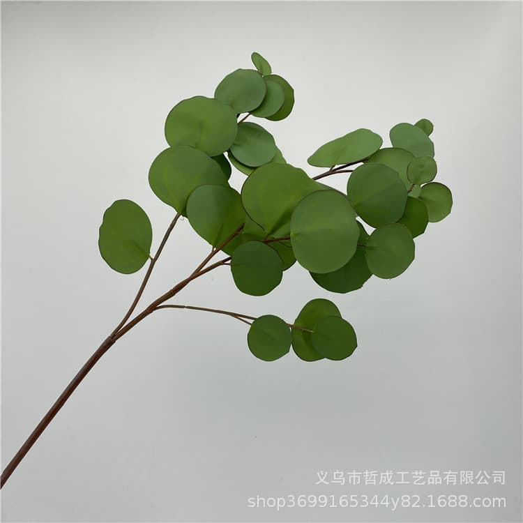 Premium Eucalyptus Leaves Artificial Flower Bouquet Fake Flowers Indoor Living Room Bedroom Coffee Table Floor Decoration