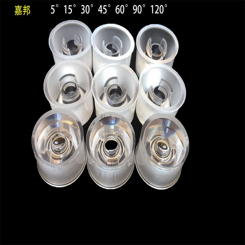Supply High Power Lens 5° 15° 30° 45° 60° 90° 120° PC Material Imitation Luminous Lens