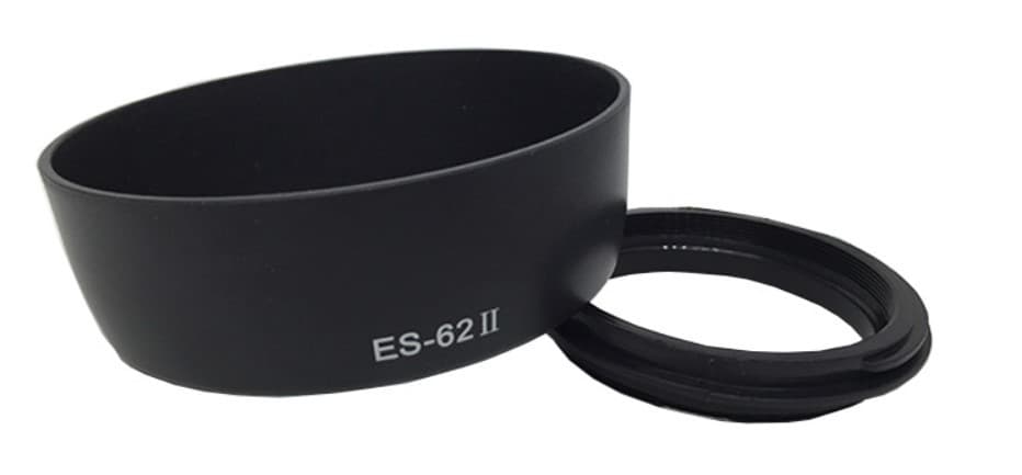 ES62/ES-62 lens hood suitable for 50mm f/1.8 II mount lens hood